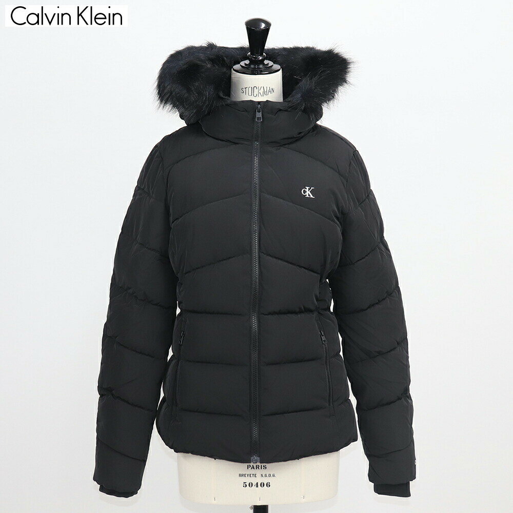 ＼ポイント3倍 23日20時～／＼楽天ランキング1位獲得／【新品】カルバンクラインジーンズ CALVIN KLEIN JEANS J20J219824 BEH アウター ブラック ダウンジャケット レディース