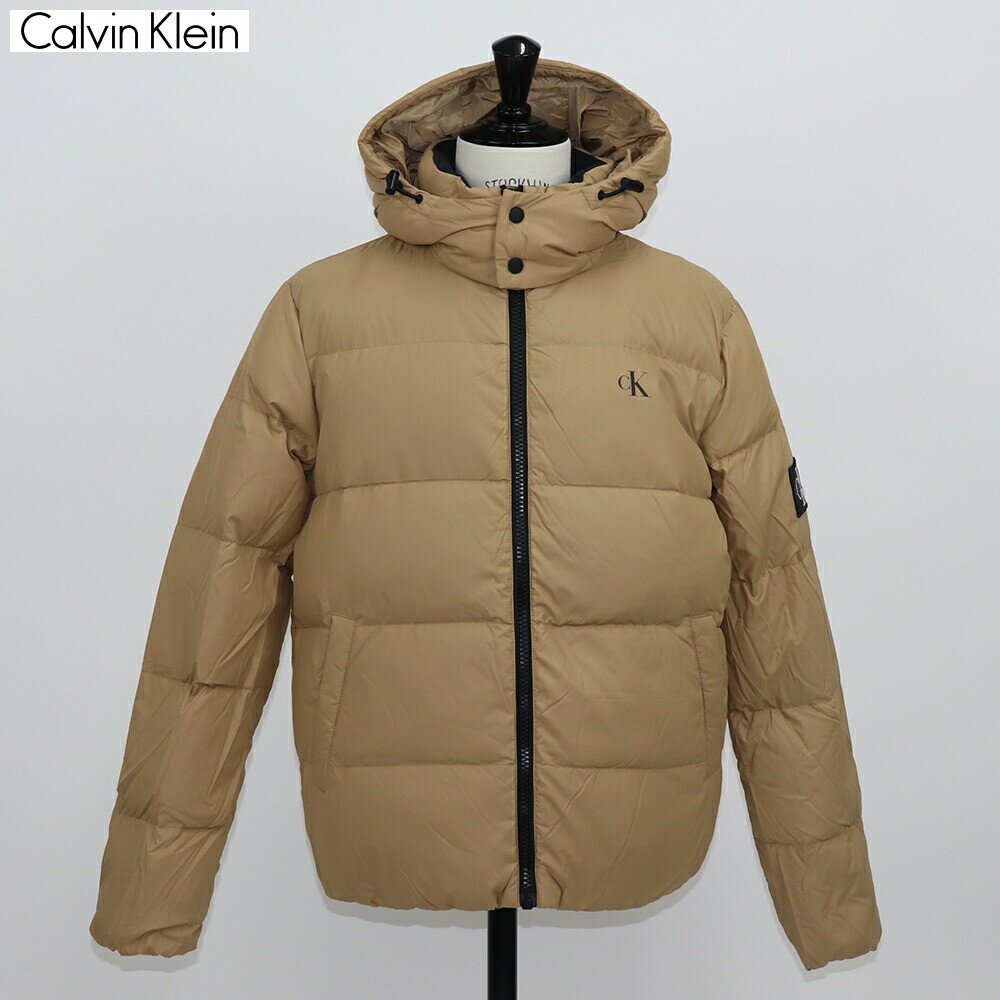 ＼ポイント5倍 9日20時～／＼楽天ランキング1位獲得／【新品】カルバンクラインジーンズ CALVIN KLEIN JEANS J30J318412 BGV7 アウター レル キャメル ダウンジャケット メンズ