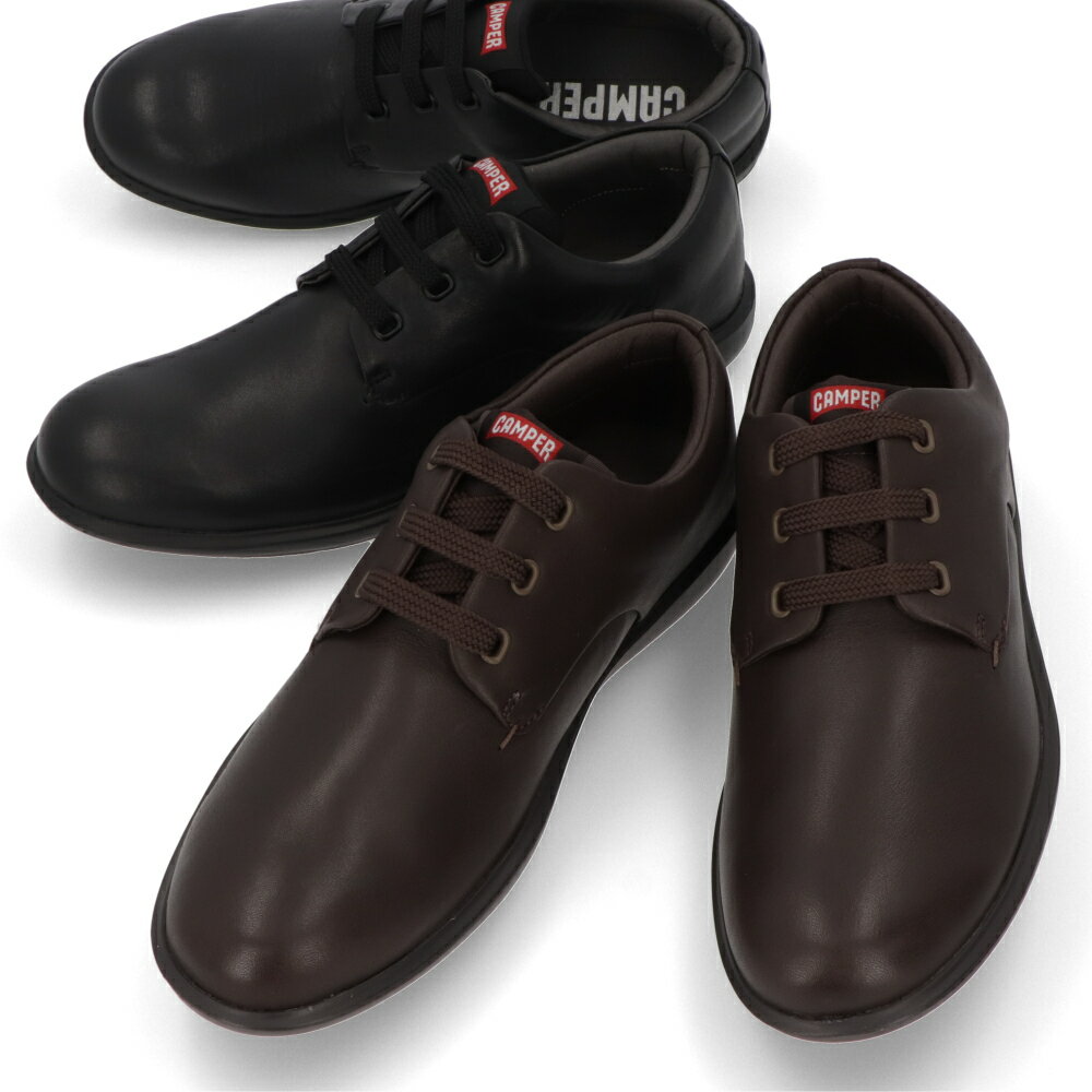 【新品】カンペール CAMPER シューズ レザーシューズ メンズ Atom Work ブラック ブラウン レザー アトムワーク ドレスシューズ カジュアル 18637