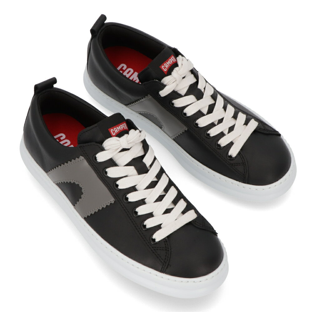 【新品】カンペール CAMPER シューズ スニーカー メンズ Runner ブラック レザー ランナー ローカット K100893