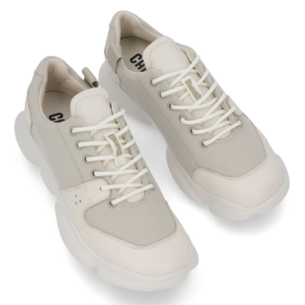 【新品】カンペール CAMPER シューズ スニーカー メンズ Karst ベージュ系 レザー テキスタイル カースト アウトドアシューズ ローカット K100931