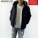 モンクレール ＼最安値に挑戦／【新品】 モンクレール MONCLER 1A001 83 68352 742 MOREL ダウンジャケット ショート丈 フード取り外し可 ファー取り外し可 ネイビー メンズ