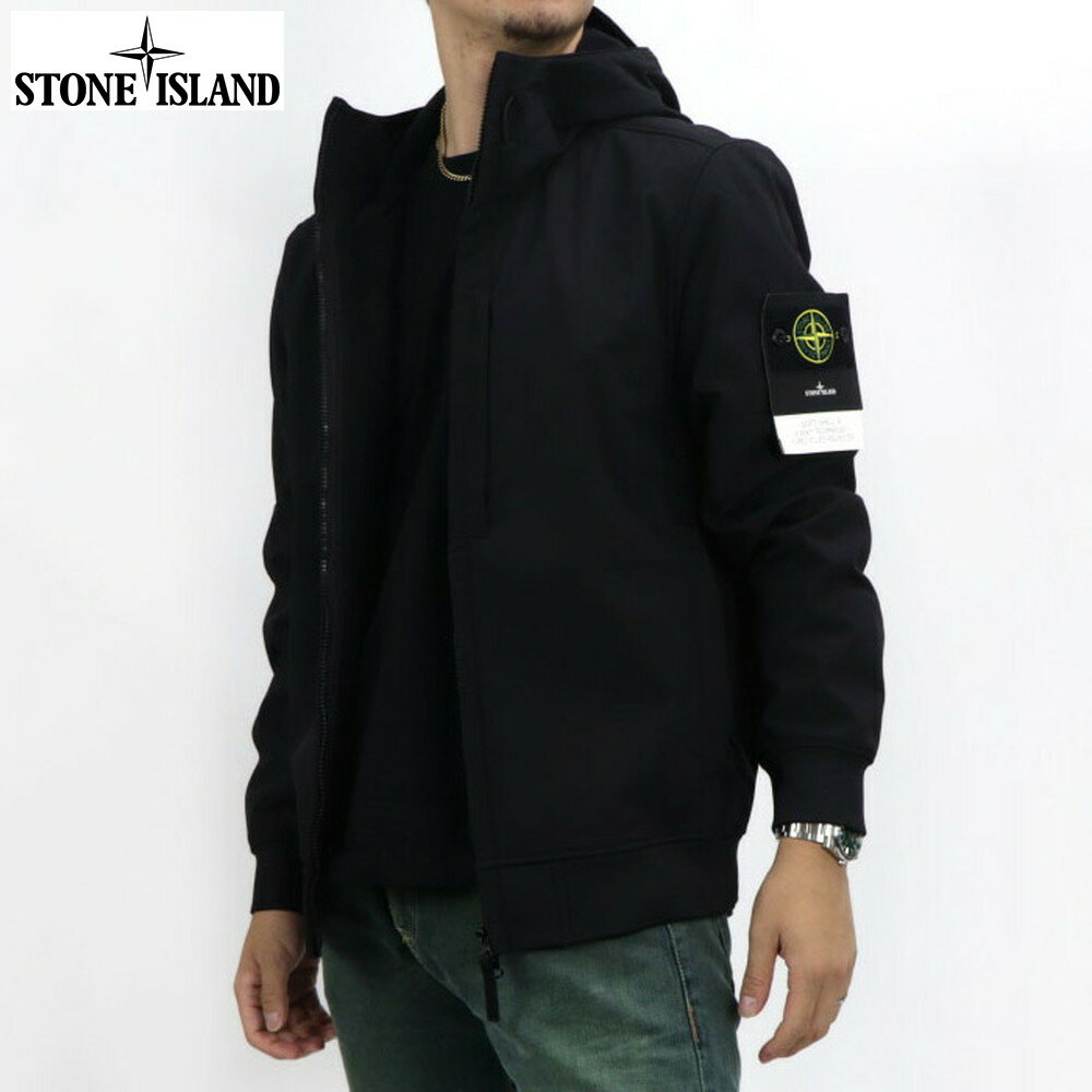 ストーンアイランド ＼最安値に挑戦／ 【新品】 ストーンアイランド STONE ISLAND 7915Q0122 V0029 ブルゾン/ジャケット ブラック メンズ 裏起毛 軽量 刺繍