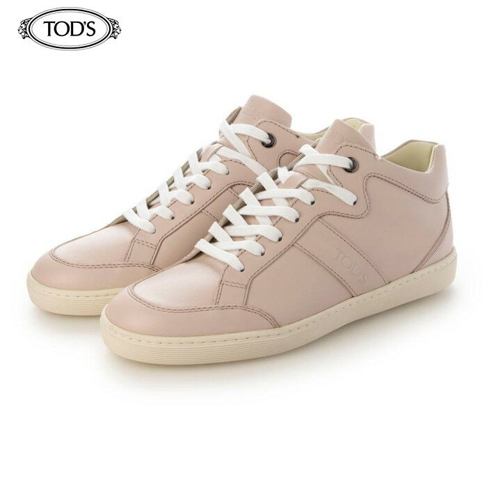 ＼最安値に挑戦／ 【新品】 トッズ TOD’S スニーカー ミドルカット XXM0TV0Y090RE0 ユニセックス ピンクベージュ メンズ レディース レースアップ シンプル ロゴ カジュアル