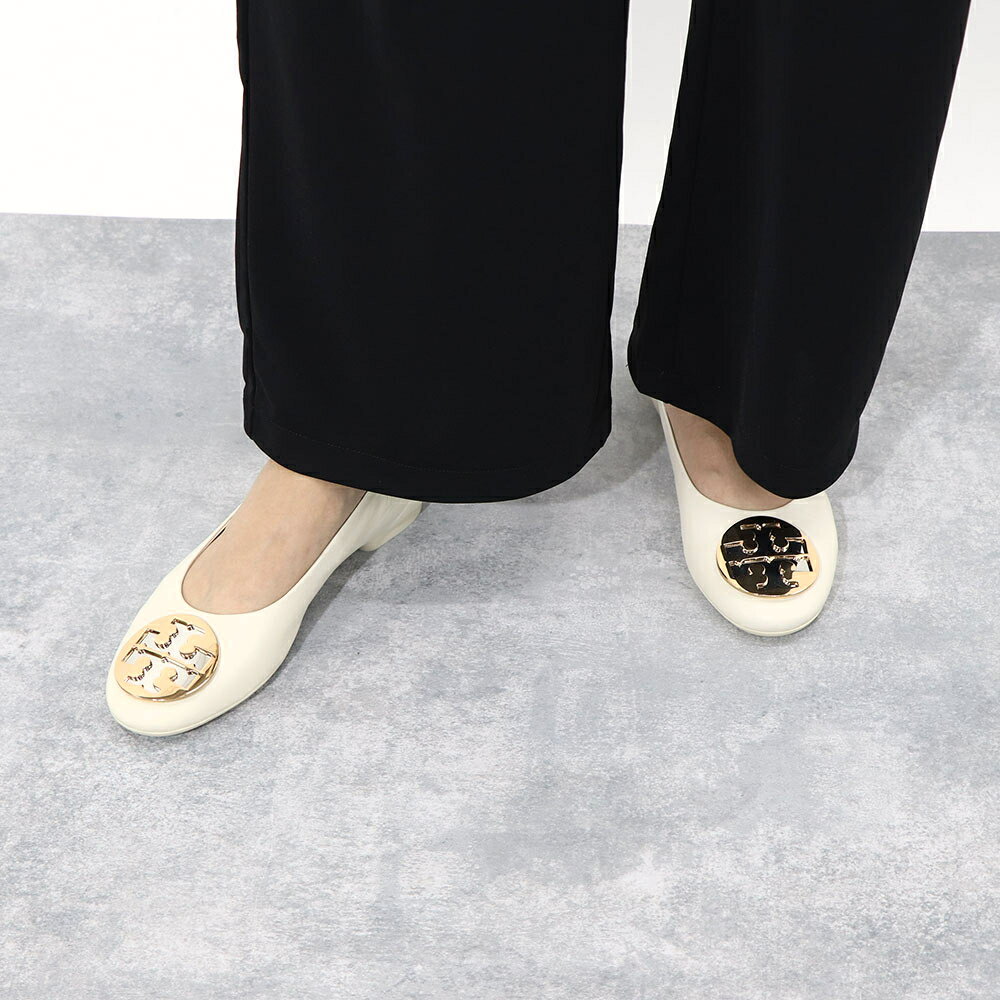 Tory Burch トリーバーチ 24.5 バレエシューズ 金具 Tロゴ 黒 Tory Burch トリーバーチ 24.5 バレエシューズ 金具 Tロゴ 黒