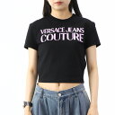 ＼最安値に挑戦／【新品】 ヴェルサーチ VERSACE 72HAHP02 CJ06P VERSACE Tシャツ/半袖Tシャツ ブラック