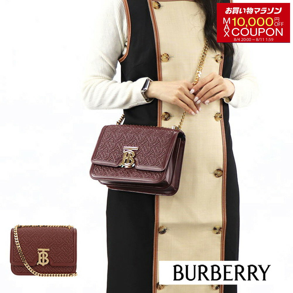 ＼クーポン配布中／ 【新品】 バーバリー BURBERRY バッグ ショルダーバッグ 8022129 A1308 レディース ダークレッド ゴールド金具 チ..