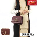 ＼最安値に挑戦／【新品】 バーバリー BURBERRY バッグ ショルダーバッグ 8022129 A1308 レディース ダークレッド ゴールド金具 チェーンショルダー 2Way 本革 ロゴ