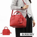 ＼ポイント3倍 9日20時～／【新品】 バーバリー BURBERRY バッグ ハンドバッグ 8019360 A1460 レディース レッド ショルダーバッグ 2way 本革