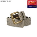 ＼最安値に挑戦／【新品】 ボッテガ・ヴェネタ BOTTEGA VENETA 271932 V465W 1519 ベルト イントレチャート グレー レザー メンズ