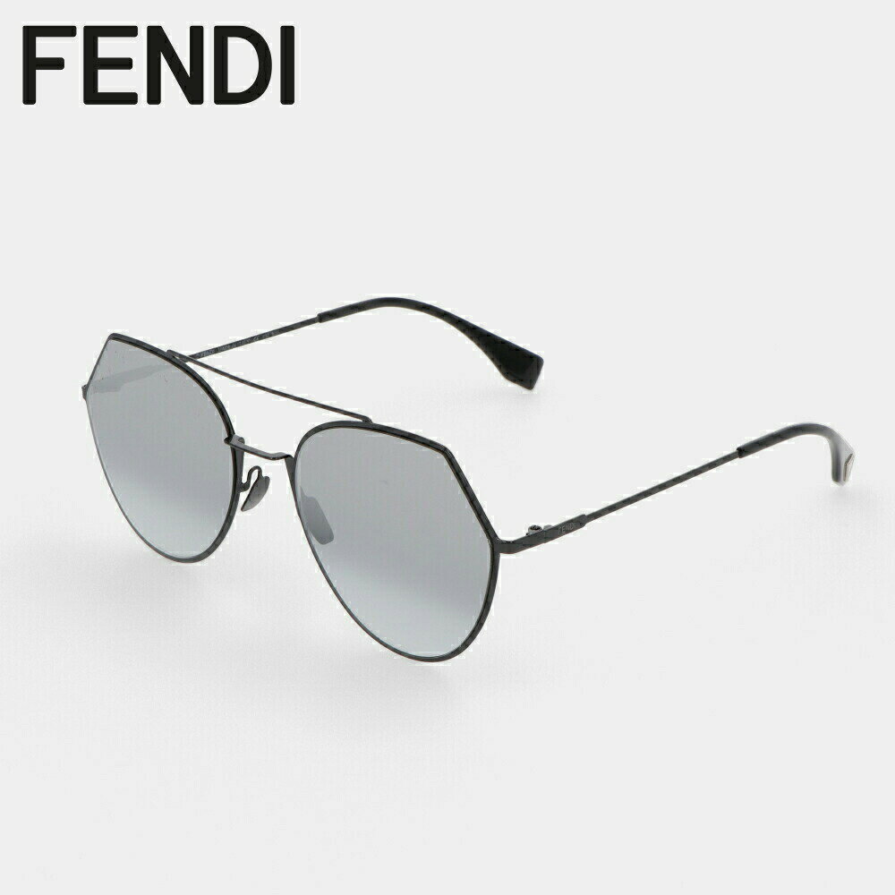 フェンディ サングラス レディース ＼最安値に挑戦／【新品】 フェンディ FENDI 0194／S 807 GO サングラス 807GO ブラック メタル レディース