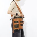 【新品】フェンディ FENDI バッグ ショルダーバッグ レディース ステップアウト ミディアム ブラウン キャンバス レザー ロゴ 総柄 2Way ハンドバッ...