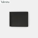 【新品】 ヴァレクストラ VALEXTRA SGSR0080028LRDWG99 マネークリップ 財布 ブランド ブラック メンズ レディース