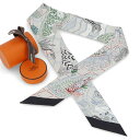 【新古品/未使用】 エルメス HERMES ツイリー スカーフ グレー グリペール ヴェール ノワール Splash Park スプラッシュパーク レディース ...