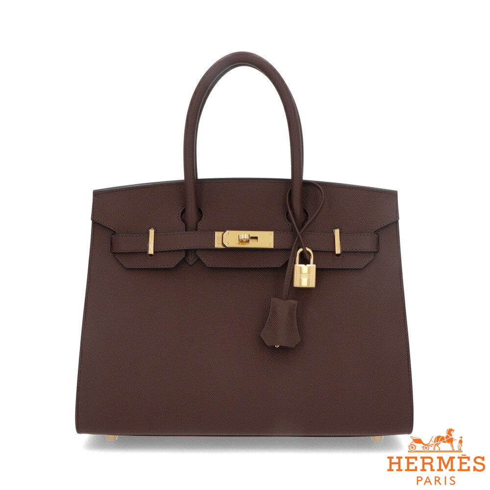 【新古品/未使用】 エルメス HERMES バッグ バーキン 30 セリエ 外縫い ルージュセリエ ワインレッド ゴールド金具 エプソン B刻印 レディース ハンドバッグのサムネイル