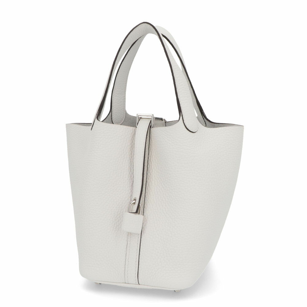 【新古品/未使用】 エルメス HERMES バッグ ピコタンロック PM (18) レディース ホワイト系 ニューホワイト シルバー金具 トリヨンクレマンス B刻印のサムネイル