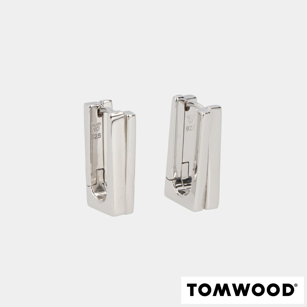 楽天LE CHIEN【週末限定SALE】 【新品】 トムウッド TOM WOOD E974NA01S925/Step Hoops TOM WOOD ピアス シルバー フープピアス シンプル レディース