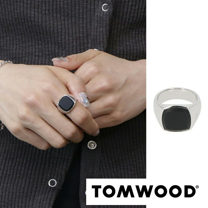 _ňlɒ   Vi  g Ebh Tom Wood ANZT[ wցEO 100305 Cushion Black Onyx jZbNX ubN Y fB[X 925 Vo[ Vv Xg[