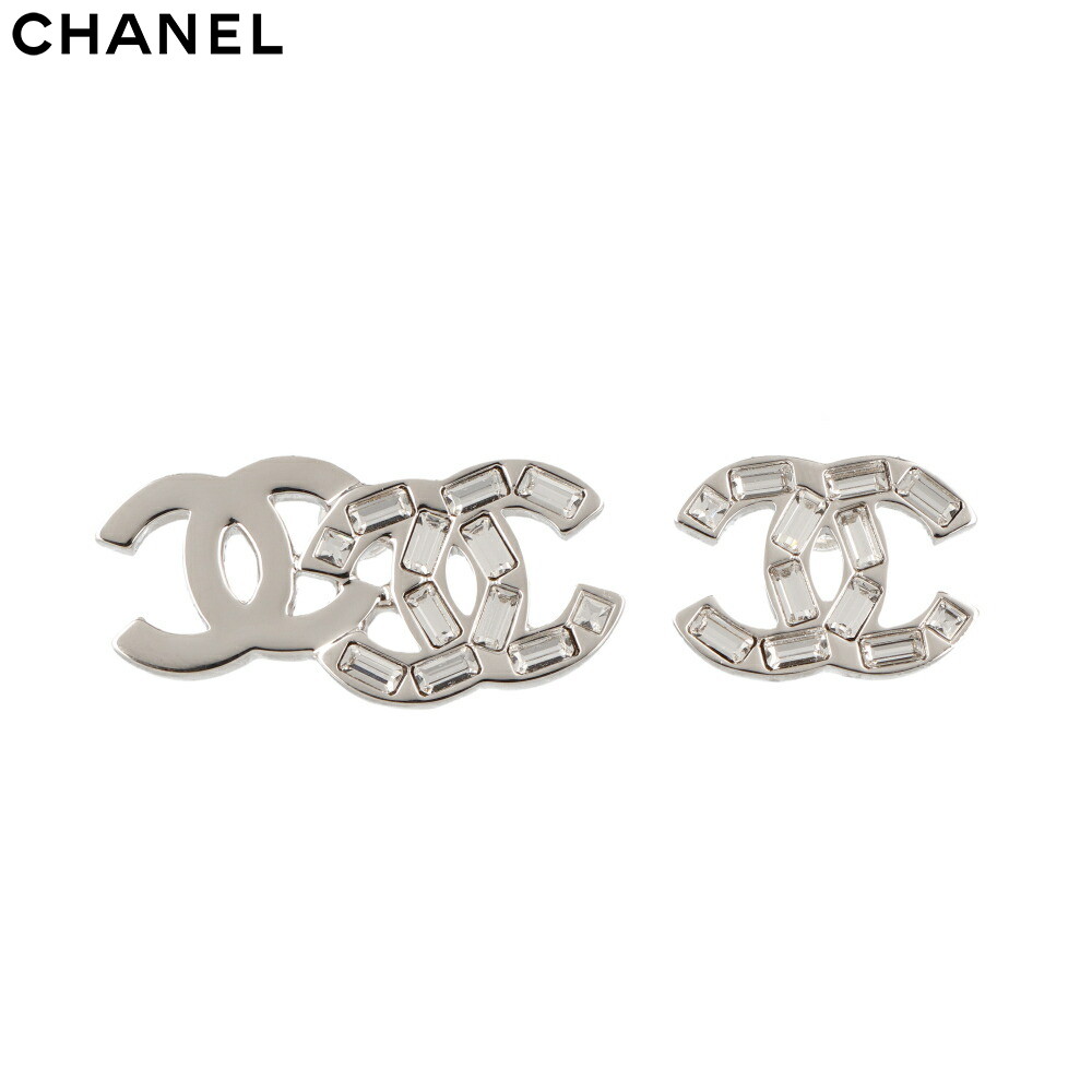 シャネル ピアス（レディース） ＼お買い物マラソン／【新品】 シャネル CHANEL AB7869 アシンメトリー アクセサリー シルバー ココマーク CCマーク