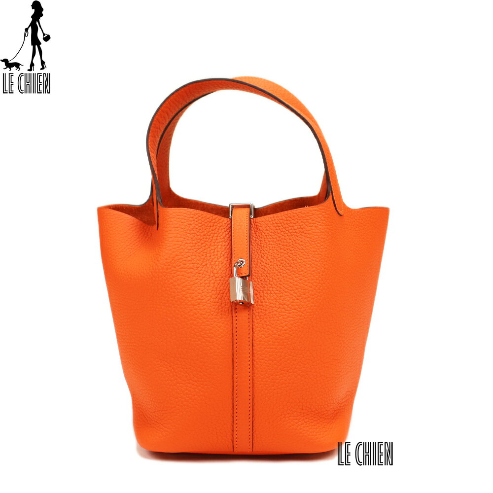 HERMES エルメス ピコタン ロック 22 フュー オレンジ レディース バッグ ハンドバッグのサムネイル