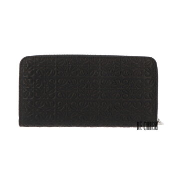 \最安値挑戦中/【新品】【並行輸入品】LOEWE ロエベ ジップラウンドウォレット 107.N55.F13 長財布 BLACK 1100 PRIMARY RED 7931 カーフ レディース
