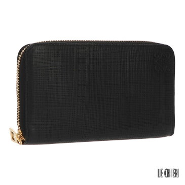 \最安値挑戦中/【新品】【並行輸入品】LOEWE ロエベ 長財布 101.88.P31 ブラック オレンジ レディース レザー