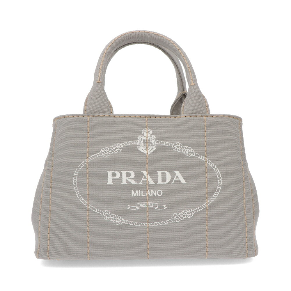 【並行輸入品】【新品】PRADA プラダ ハンドバッグ ショルダーバッグ CANAPA カナパ 1BG439 ZKI F0HZR/NUBE/BIANCO グレー/ホワイト系 レディースのサムネイル