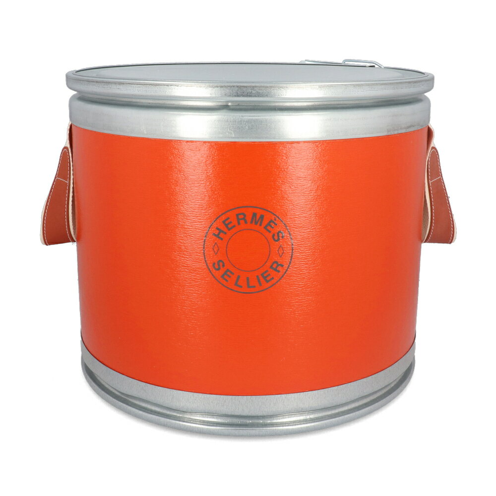 ＼楽天ランキング1位獲得／【新品】HERMES エルメス サドルボックス フュー 収納ボックス オレンジのサムネイル