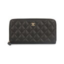 ＼楽天ランキング1位獲得／【新品】 シャネル CHANEL ラウンドファスナー 長財布 AP0242 ...