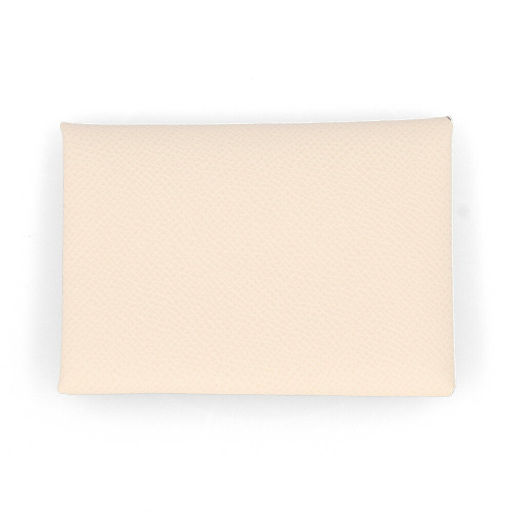 【新品】HERMES エルメス 財布 カルヴィ デュオ ナタ コインケース カードケース ホワイト ブランドラッピング可のサムネイル