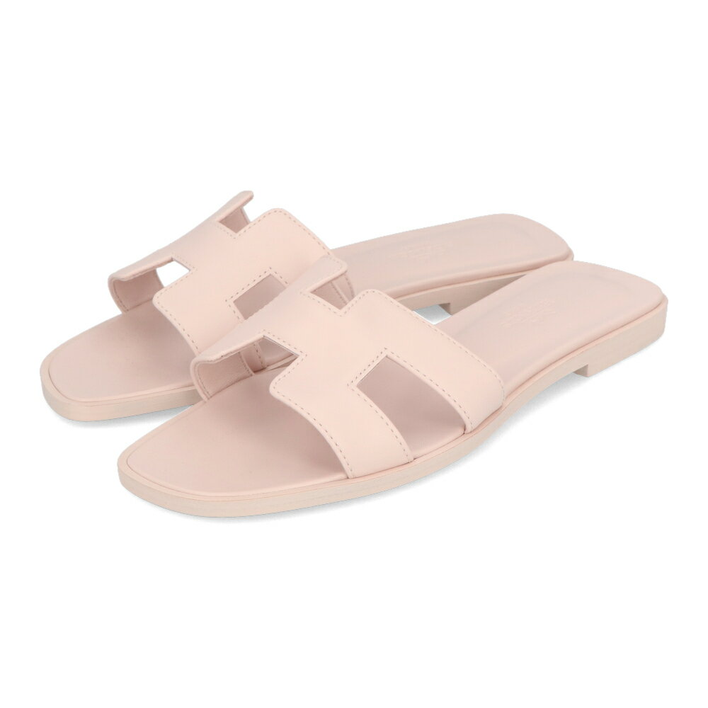 【新品】HERMES エルメス サンダル オラン ローズペタル レザー レディース ブランドラッピング可のサムネイル