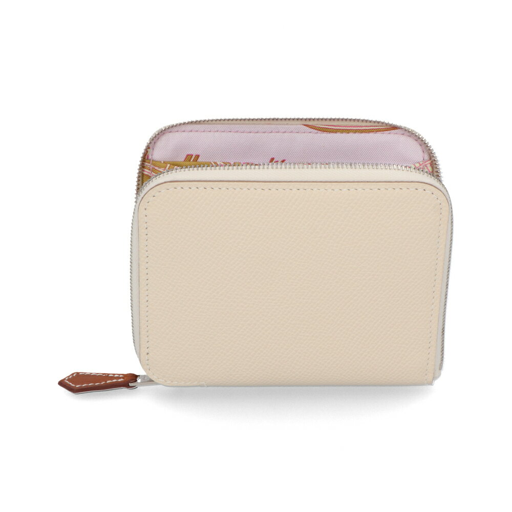 ＼決算セール／【新古品/未使用】HERMES エルメス シルクインコンパクト クレ モーヴパール ホワイト ピンクパープル系 エプソンのサムネイル