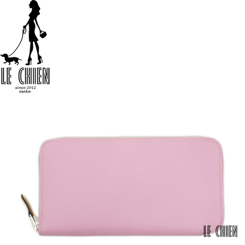 【新品】HERMES エルメス 財布 アザップ シルクイン モーブシルベストル ジョーヌナプレス ヴォーエプソン レディースのサムネイル