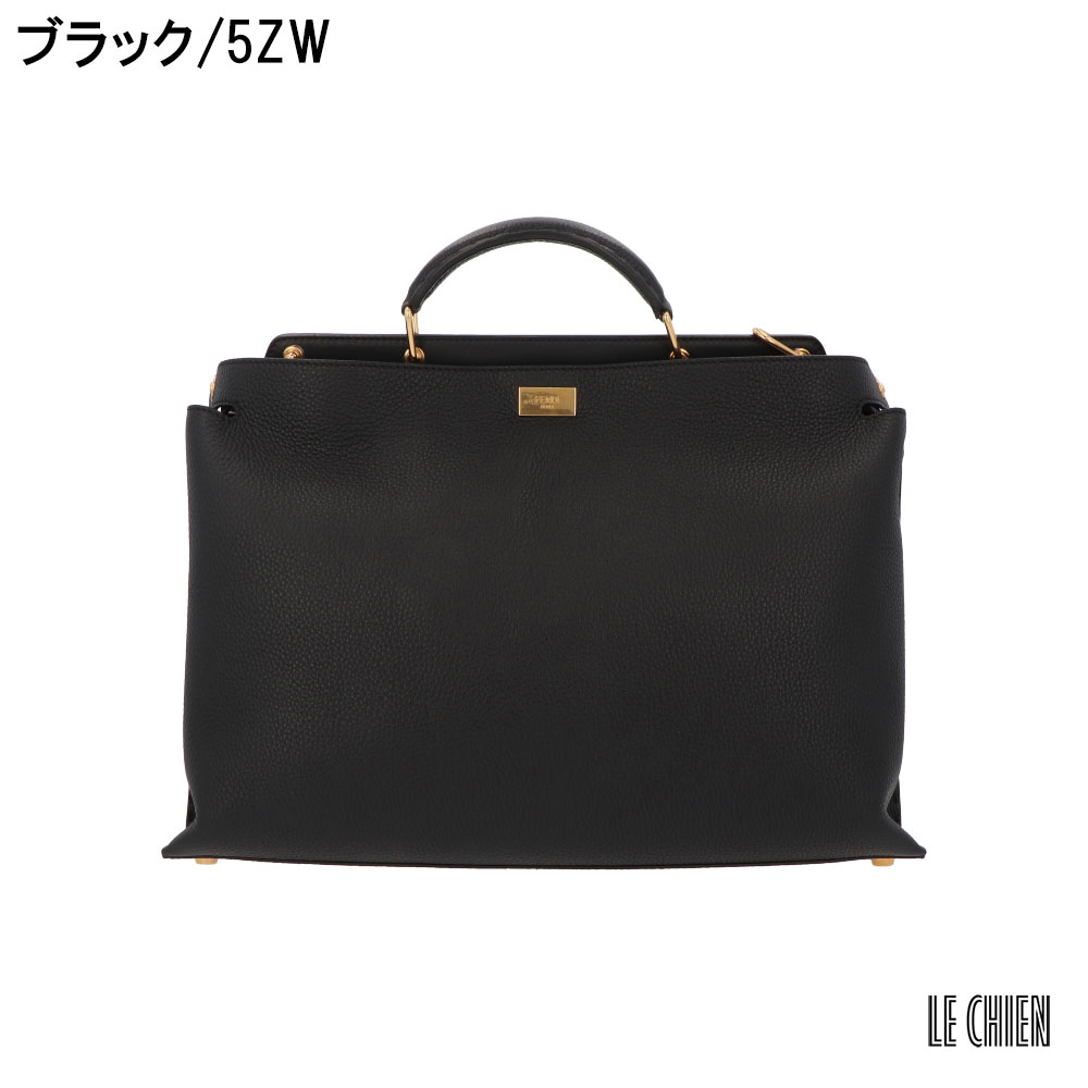 ＼最安値挑戦中／【訳あり】FENDI フェンディ ピーカブー ハンドバッグ ショルダーバッグ 7VA476 A91A ブラック 5ZW レザー メンズ