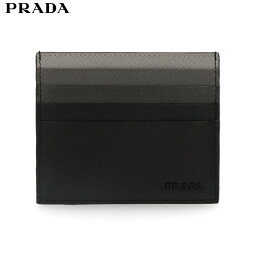 プラダ 名刺入れ 【新品】【並行輸入品】PRADA プラダ 2MC068 ZLP F0002 カードケース サフィアーノ レザー メンズ ブラック