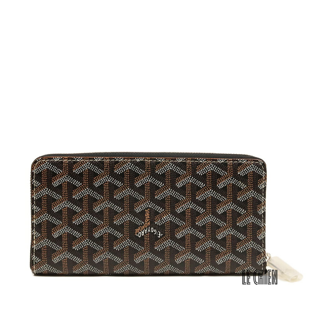 【未使用】GOYARD ゴヤール 長財布 ブラウン ラウンドファスナー メンズ