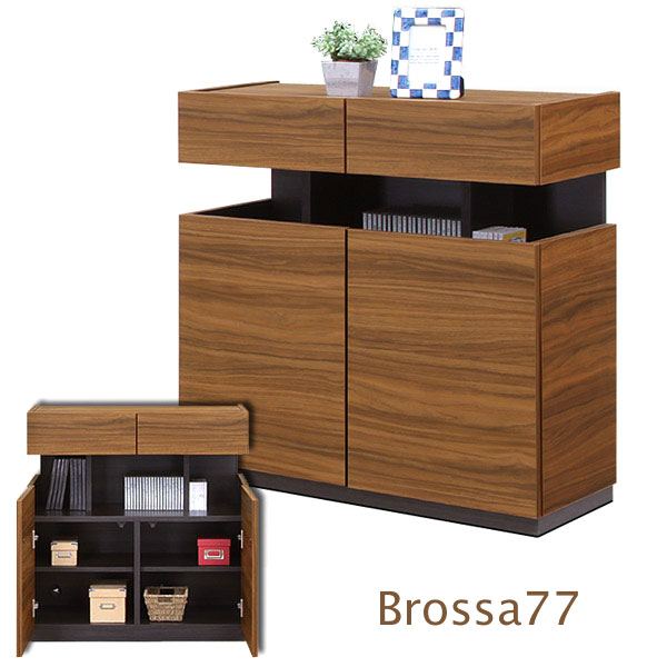 ★背面もキレイで間仕切りOK★日本製 完成品 モデム ルーター収納 リビングボード キャビネット チ ...