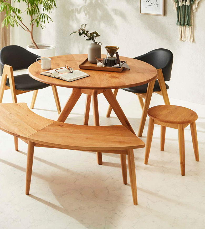 スツール 丸椅子 ウッドスツール 丸 円形 無垢 ラウンド 木製スツール 天然木 いす 北欧 おしゃれ イス 木製 花台 ミニテーブル サイドテーブル インテリア カフェ風 ナチュラル モダン 可愛い シンプル 丸型 円 STL-MS-9