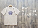 ダップ 'FISING PARK'ポケットプリントTシャツ DAP KOJIMA GENES 児島ジーンズ EASY NAVY FL-7003 国産 日本製 岡山 児島 メンズ アメカジ あす楽