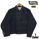 フェローズ 'Stronghold'1stタイプデニムジャケット Pherrow's EASY NAVY 400J ジージャン セルビッチ 長袖 国産 日本製 メンズ アメカジ あす楽 送料無料
