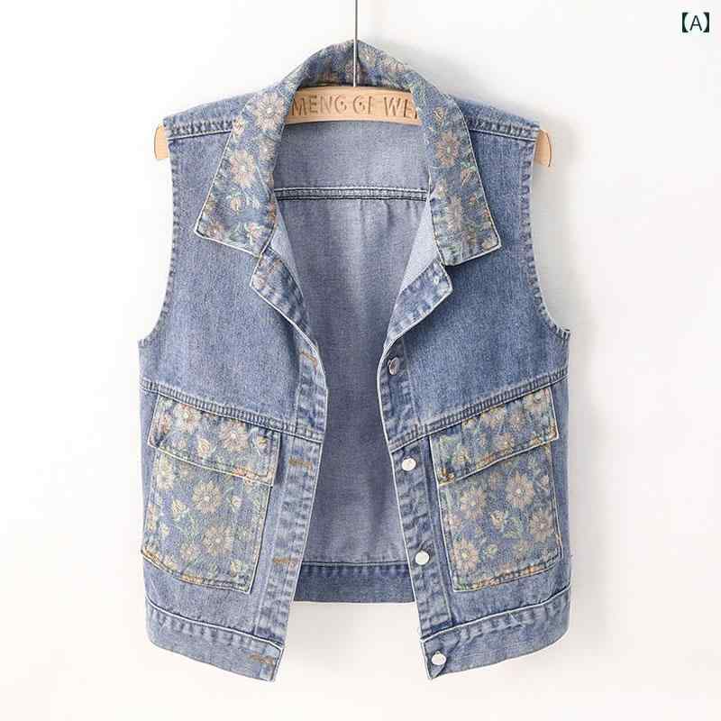 休日 大きいポケット ショート丈 レディース カジュアル おしゃれ 大きめサイズ ゆったり プリント 春秋 デニム