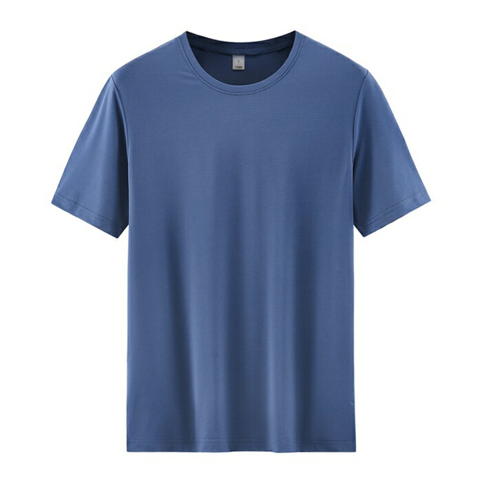 樂天商城 - Tシャツ 大きいサイズ メンズ 半袖 アイスシルク 接触冷感 ひんやり 超薄手 速乾 吸汗 通気性 ゆったり ビッグシルエット 無地 クルーネック トップス カジュアル おしゃれ 夏用 涼しい 男性用 夏