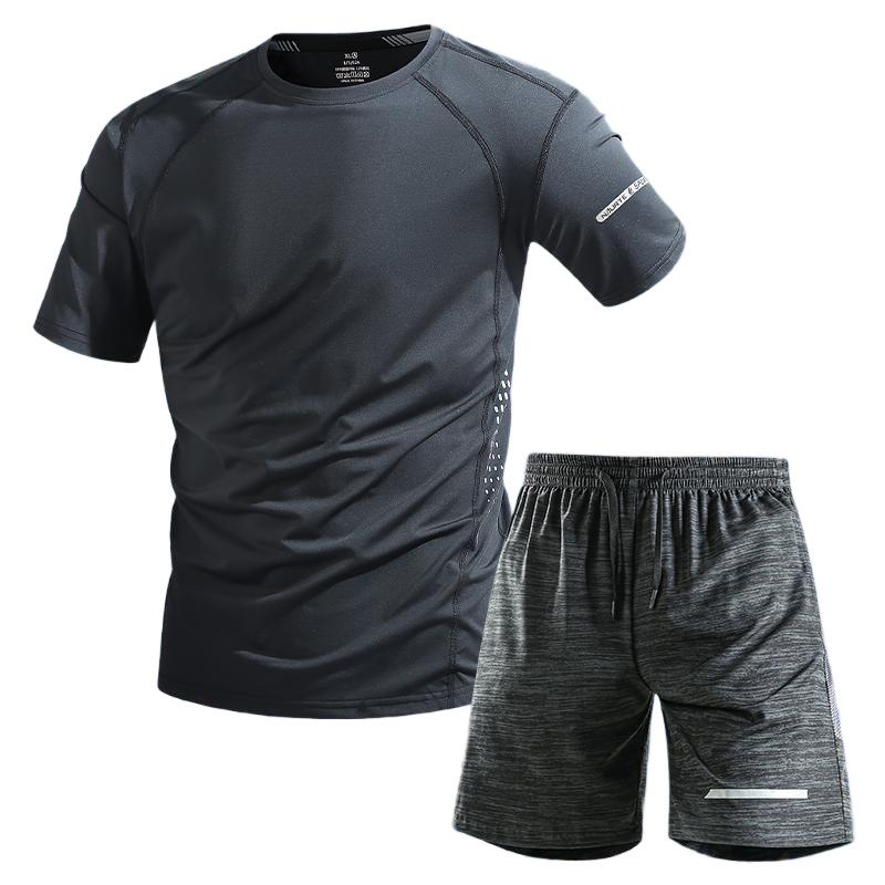 乐天商城 - スポーツウェア メンズ 上下セット 夏 セットアップ 半袖 tシャツ ハーフパンツ 接触冷感 迷彩柄 カモフラ アイスシルク 速乾 蒸れない 通気性 抜群 20代 30代 40代 50代 運動着 ランニング ジム 部屋着 大きいサイズ ゆったり おしゃれ カジュアル