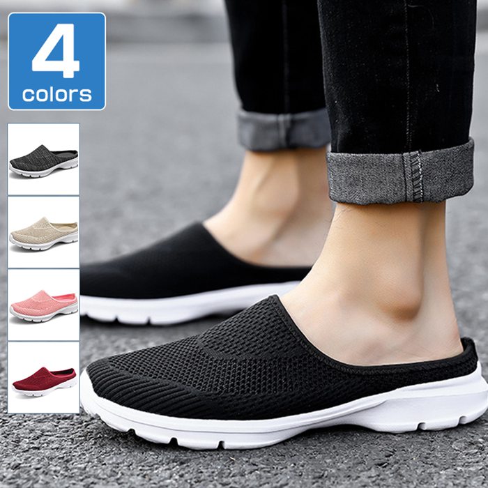 サボサンダル 夏 メンズ サンダル メッシュ 通気性 スリッポン 厚底 スポーツ おしゃれ 男女兼用 スニーカー かかとなし メッシュシューズ レディース ビーチサンダル 軽量 軽い 歩きやすい