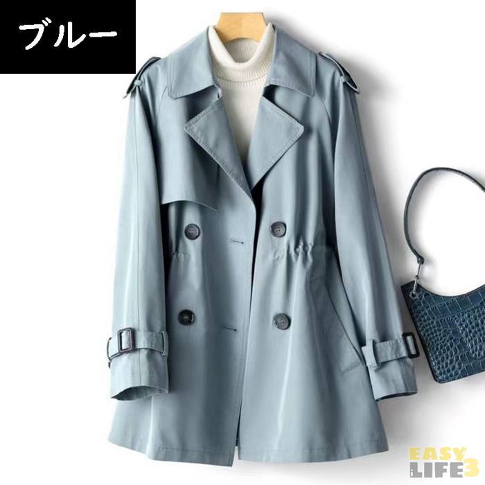 スプリングコート レディース トレンチコート 春 春服 アウター 大きいサイズ 長袖...