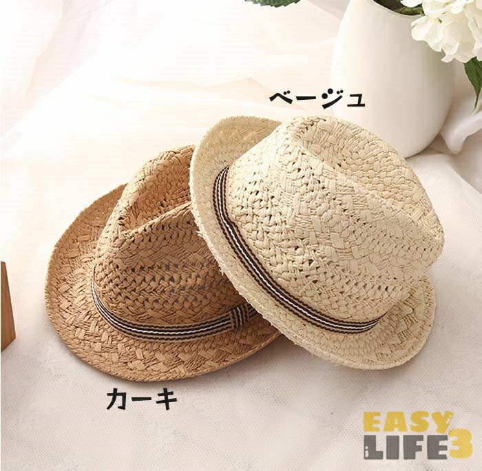 帽子 ハット 中折れ帽 麦わら帽子 ストローハ...の紹介画像2