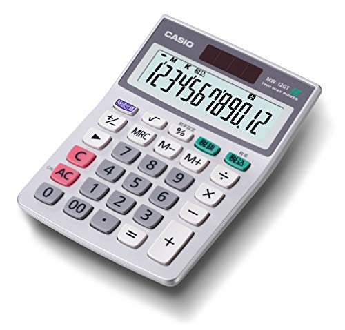 カシオ グリーン購入法適合電卓 12桁 ミニジャストタイプ MW-12GT-N エコマーク認定 送料 ...