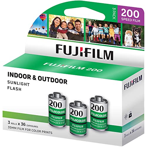 富士フイルム フジカラー 200 カラーネガフィルム ISO 200 35mm サイズ 36枚撮り CA-36 3個パック 送料無料