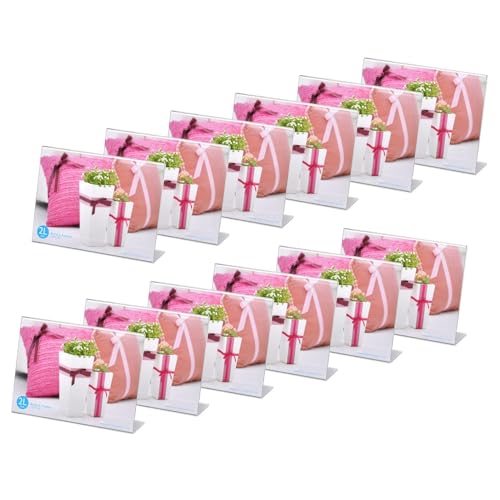 ハクバ HAKUBA フォトフレーム アクリルLフレーム 2Lサイズ ヨコ 12枚セット ]【まとめ買いセット】 AMZFACL12-2 送料無料