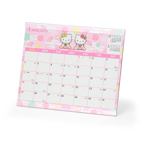サンリオ(SANRIO) シートカレンダー 2026 ハローキティ 紙 卓上 622265 送料無料
